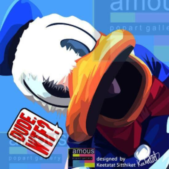 Pop Art Wall Decoration Drawing (Donald Duck) 唐老鴨 掛畫