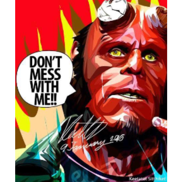 Pop Art Wall Decoration Drawing (Hellboy) 天魔特攻 掛畫