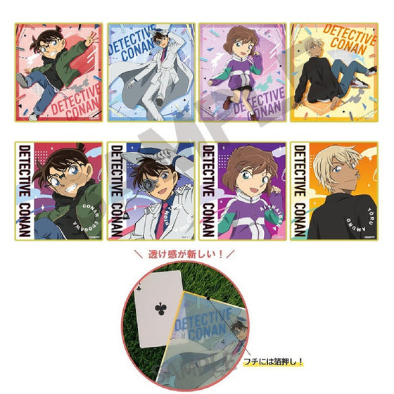 Detective Conan Trading Clear Shikishi Art (set of 8)