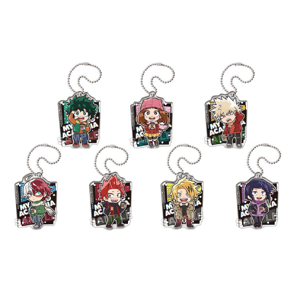 Deformed My Hero Academia Holiday acrylic key chain (set of 7) 我的英雄學院 鎖匙扣 吊飾 掛飾