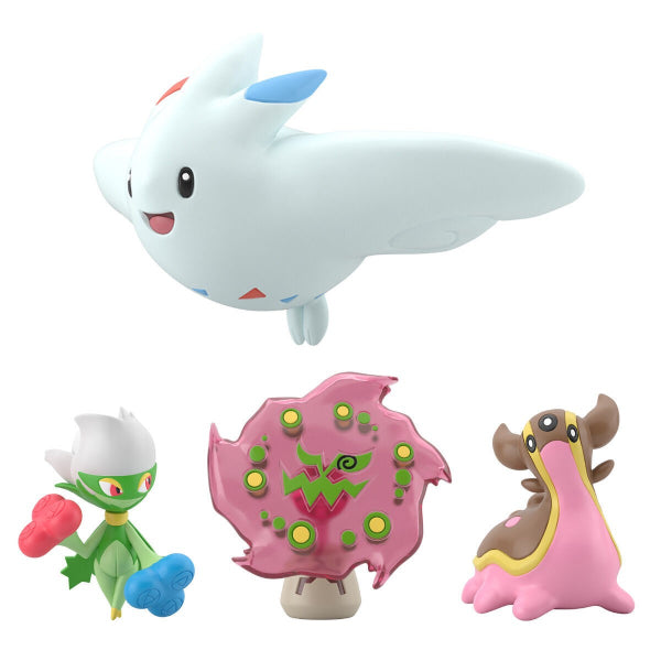 POKEMON SCALE WORLD SINNOH REGION ROSERADE & GASTRODON & SPIRITOMB & TOGEKISS W/O GUM (2025 NOV ver.)