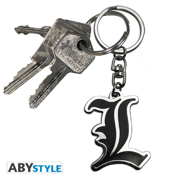 DEATH NOTE - Keychain  "L" Symbol