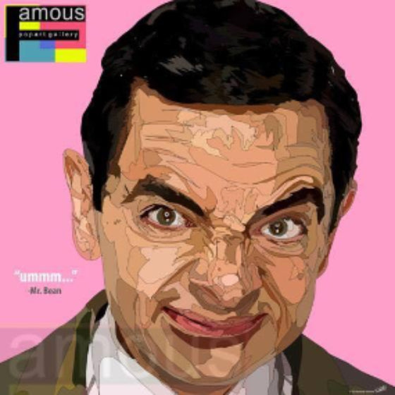 Pop Art Wall Decoration Drawing (Mr. Bean) 戇豆先生 掛畫