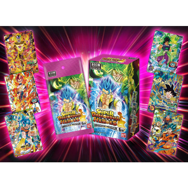 SUPER DRAGONBALL UNIVERSE MISSION SERIES 6 (1 box 20 packs)
