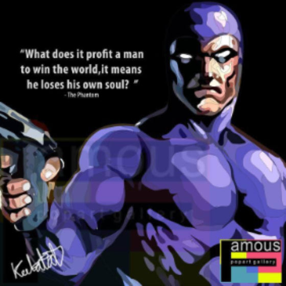 Pop Art Wall Decoration Drawing (The Phantom) 轟天奇兵 幻影俠 掛畫