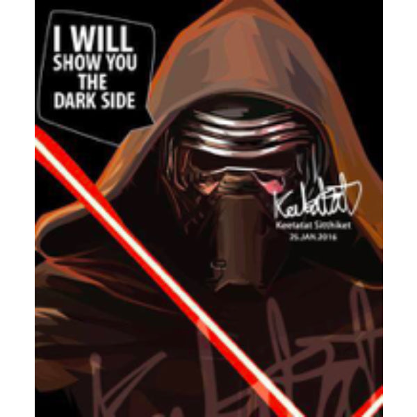 Pop Art Wall Decoration Drawing (Star Wars Kylo Ren) 星球大戰 掛畫