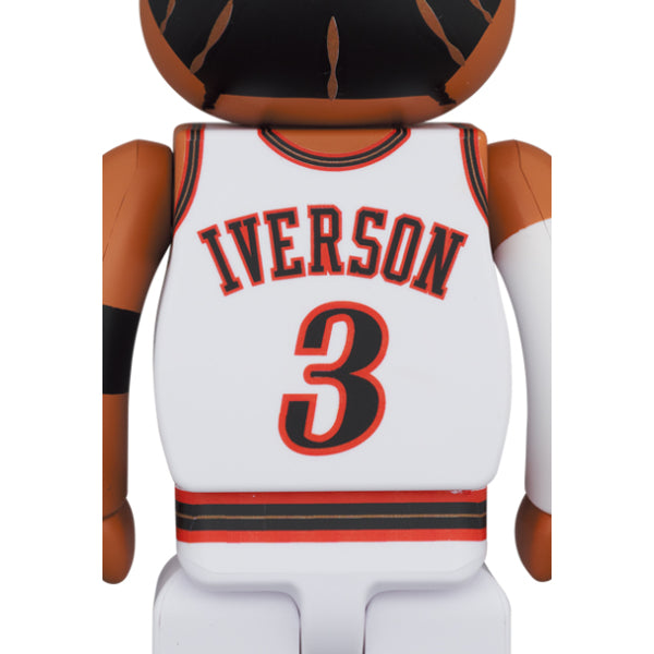BE@RBRICK Allen Iverson (Philadelphia 76ers) 100％ ＆ 400％ Set