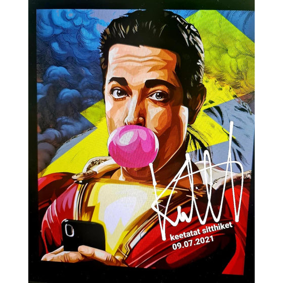 Pop Art Wall Decoration Drawing (SHAZAM)