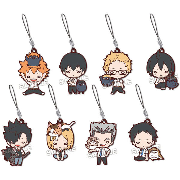 Nitotan Haikyu! 排球少年 with Mascot! Rubber Mascot (Set of 8)