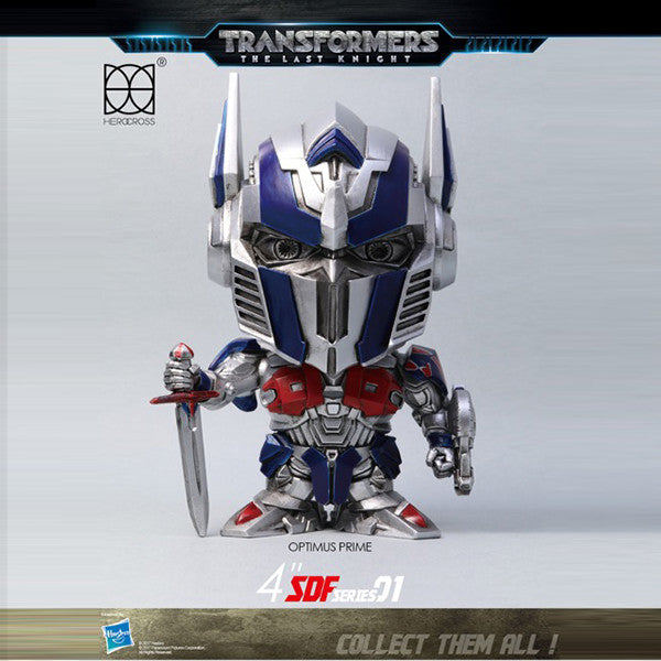 Herocross Transformers Autobot Leader 4" Optimus Prime Figure The Last Knight