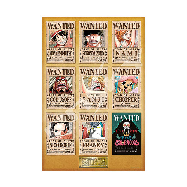 One Piece 1000 pieces of puzzle << New Wanted Posters ~ >> 50x75 cm