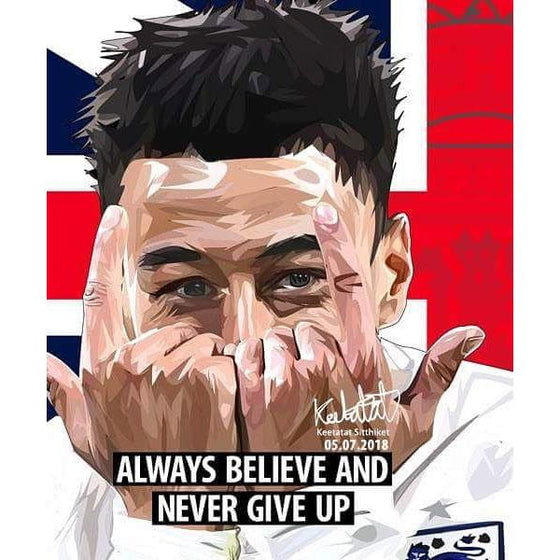 Pop Art Poster Wall Decoration Drawing Jesse Lingard Manchester United