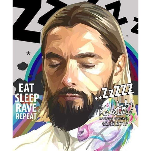 Salvatore Ganacci DJ Pop Art Poster Wall Decoration Drawing