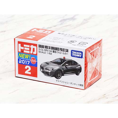 Tomica - No.2 Subaru WRX S4 masked Patrol Car | Collectible Toy Figure Up-Next HK