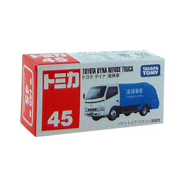 Tomica - No.45 Toyota Dyna Refuse Truck Garbage Car | UP-NEXT HK 合金垃圾收集車模型