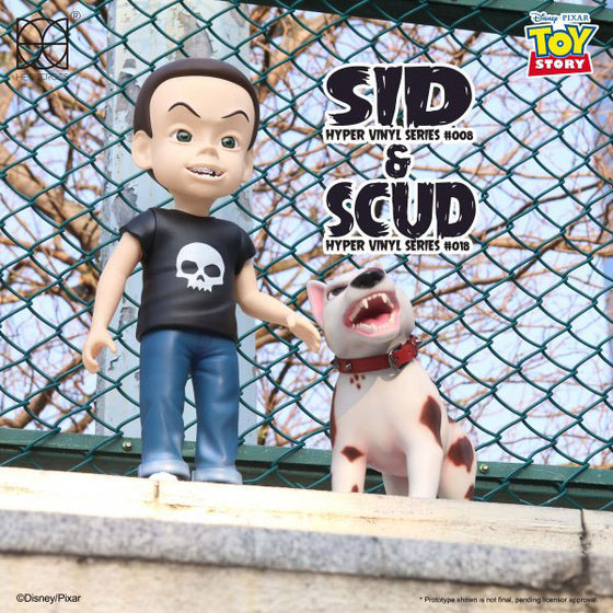 Toy Story 4 Sid Phillips Scud Dog Action Figure 24in Disney Herocross HVS#019 Set