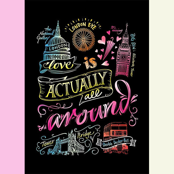 Lago Scratch Postcard Calligraphy - London