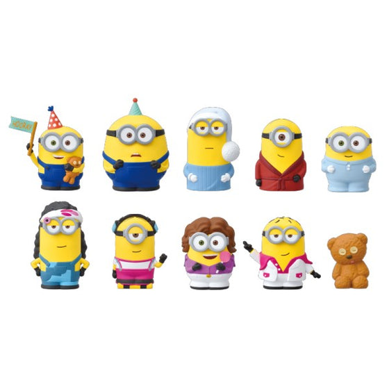 Minions Fever 迷你兵團 2 Soft Vinyl Puppet Mascot [1 BOX 10 packs]