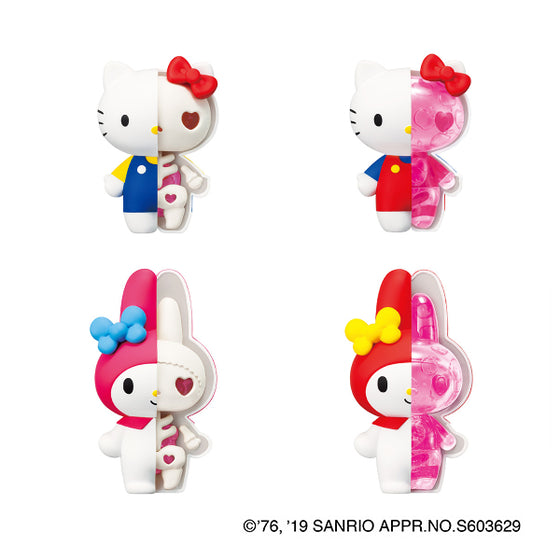 KAITAI FANTASY KITTY & MY MELODY (set of 4)