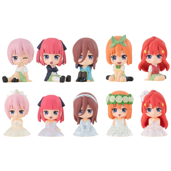 RIRAKOTTO THE MOVIE THE QUINTESSENTIAL QUINTUPLETS 五等分的新娘 W/O GUM (set of 10)