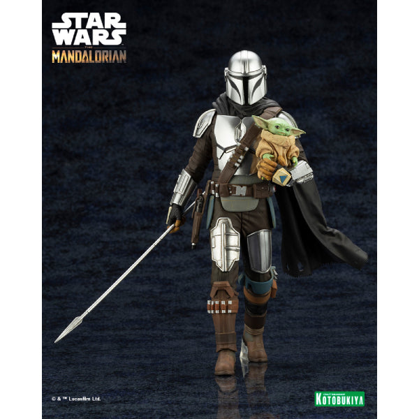 ARTFX+ MANDALORIAN™ & GROGU™ with Beskar Staff 星球大戰 曼達洛人