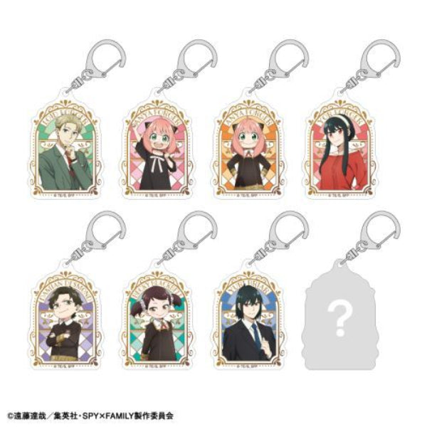 SPY x FAMILY Trading Acrylic Key Chain (2) (set of 8) 間諜家家酒 間諜過家家 安妮亞 アーニャ