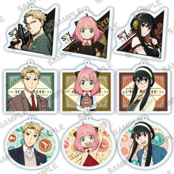 Spy x Family Acrylic Strap (Set of 9) 間諜家家酒