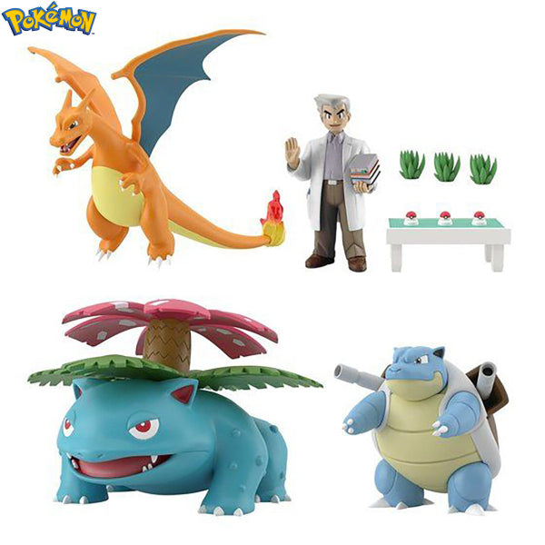 POKEMON SCALE WORLD KANTO REGION PROFESSOR OAK SET W/O GUM 寵物小精靈 寶可夢 關都地區 大木博士