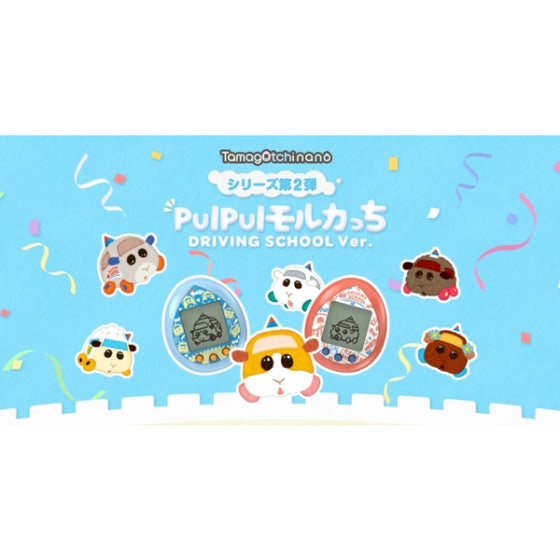 天竺鼠車車 他媽哥池 TAMAGOTCHI NANO PUIPUI MOLCAR DRIVING SCHOOL VERSION (Blue / Red)