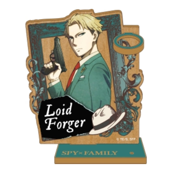 SPY×FAMILY Vintage Series Wood Plate Pen Stand (Loid / Anya / Yor) 間諜家家酒 間諜過家家