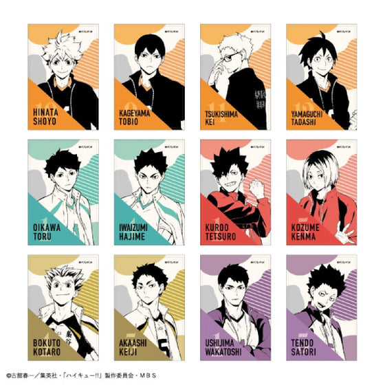 Haikyu!! Trading Fabric Post Card (Set of 12) 排球少年