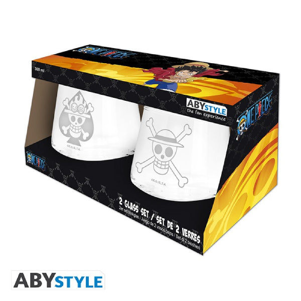 ONE PIECE - 2 Glass Set Luffy & Ace 海賊王