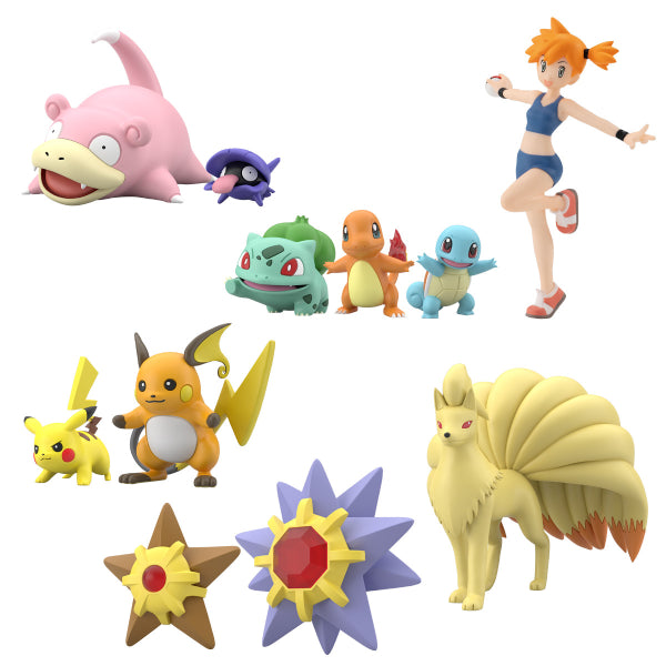 POKEMON 寵物小精靈 寶可夢 SCALE WORLD KANTO 3 REGION SET W/O GUM