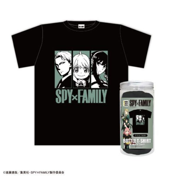 Spy x Family 間諜家家酒 Bottle T-Shirt (A Cool Ver. (Black) / B Anya Ver. (White)) (Feb 2023 resale ver.) 間諜過家家 安妮亞 アーニャ