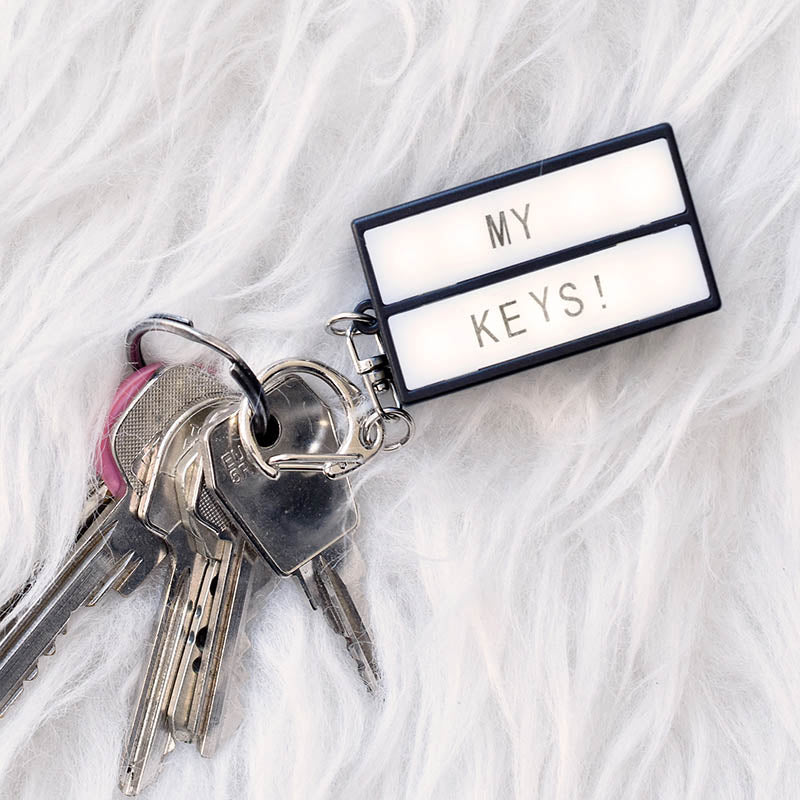 Personalized marquee backlight light box Keychain | DIY | Up-Next HK