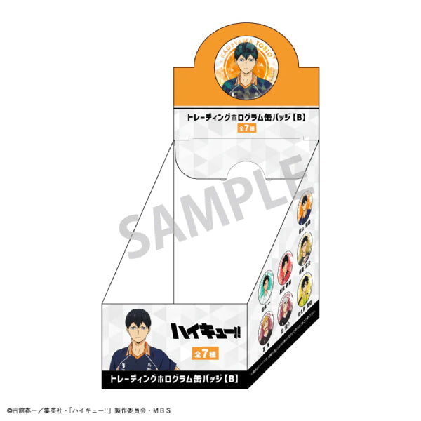 Haikyu!! Trading Hologram Can Badge B (Set of 7) 排球少年 襟章
