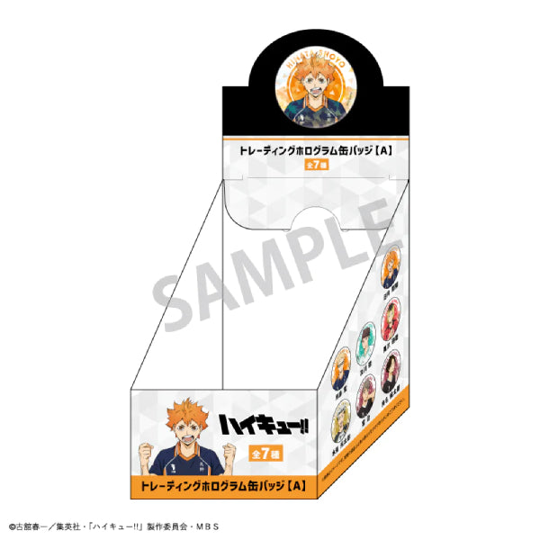 Haikyu!! Trading Hologram Can Badge A (Set of 7) 排球少年 襟章