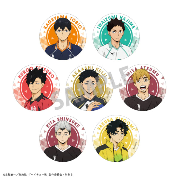 Haikyu!! Trading Hologram Can Badge B (Set of 7) 排球少年 襟章