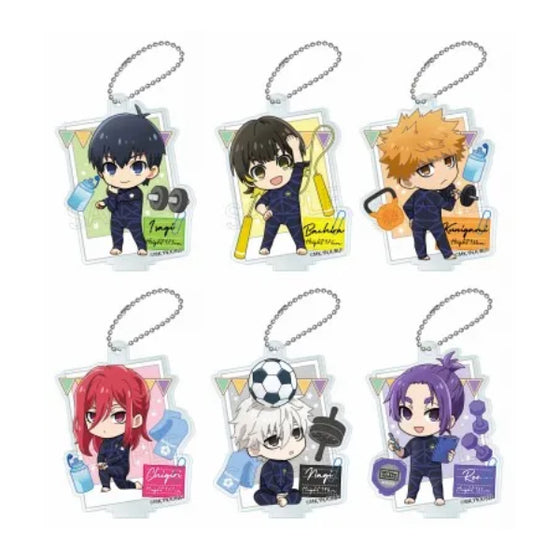 Blue Lock Tojicolle Training Acrylic Key Chain (Set of 6) 藍色監獄 鎖匙扣 掛飾 吊飾