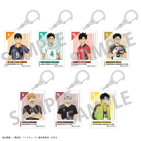 Haikyu!! Trading Acrylic Key Ring B (Set of 7) 排球少年 鎖匙扣 吊飾 掛飾