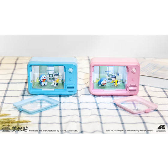 Doraemon TV micro scene box (Blue / Pink) 多啦A夢 叮噹 大雄