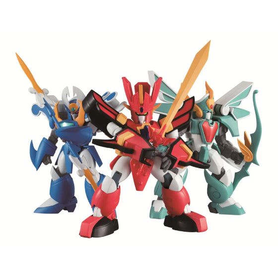 Variable Action MINI Mado King Granzort (GRANZORT / AQUABEAT / WINZART) 魔動王 (地隱俠 / 水捲俠 / 風飄俠) (2023 May Resale ver.)