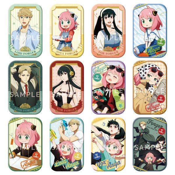 SPY x FAMILY Marukaku Can Badge (Set of 12) 間諜家家酒