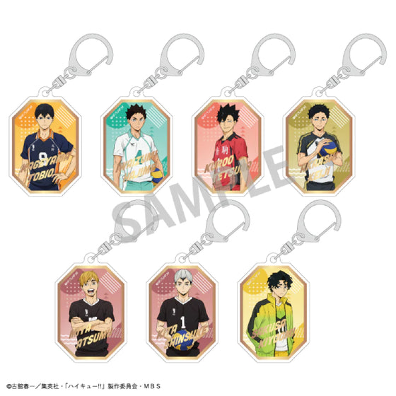 Haikyu!! Trading Gilding Key Ring B (Set of 7) 排球少年 鎖匙扣 吊飾 掛飾