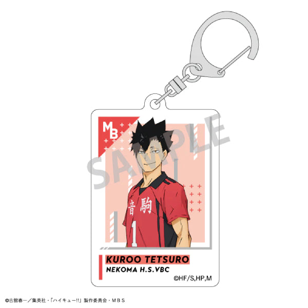 Haikyu!! Trading Acrylic Key Ring B (Set of 7) 排球少年 鎖匙扣 吊飾 掛飾