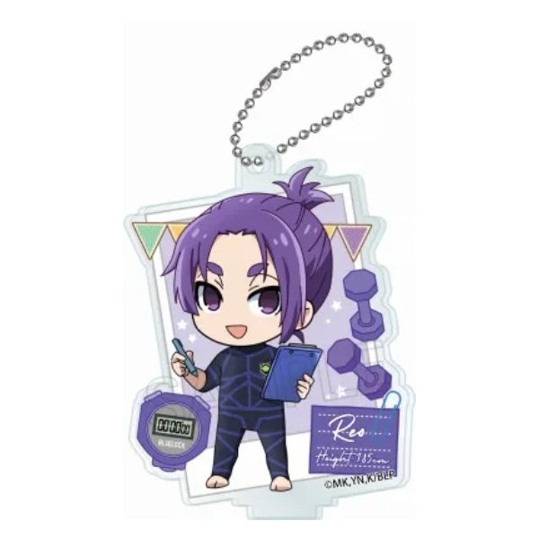 Blue Lock Tojicolle Training Acrylic Key Chain (Set of 6) 藍色監獄 鎖匙扣 掛飾 吊飾