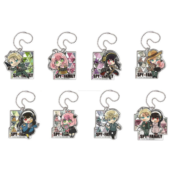 Pita! Deformed Spy x Family Acrylic Key Ring (Set of 8) 間諜家家酒  間諜過家家 安妮亞 アーニャ