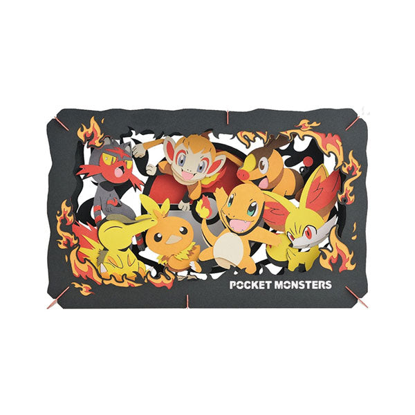 Pokemon Fire 7 Monsters PT-L07 Craft Kit Paper Theater