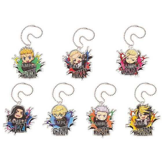 Buchimasu ! Tokyo Revengers Acrylic Key Ring (Set of 7) 東京復仇者 吊飾 鎖匙扣